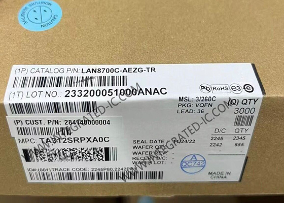 LAN8700C-AEZG Ethernet IC 10/100 Base-T/TX Ethernet fysieke laag transceiver