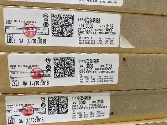 Geïntegreerde schakeling CC2544RHBR 2,4 GHz Soc van de Rf-waardelijn met 32kB-flits USB SPI en UART
