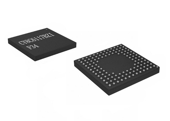 Microcontroller IC 50MHz van het Spaandercy8c6117bzi-f34 ARM Cortex van geïntegreerde schakelingen M4