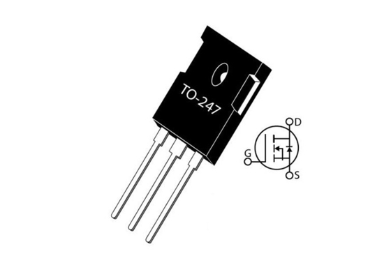 Het Carbiden-channel van het Spaandermsc017sma120b Silicium van geïntegreerde schakelingen Machtsmosfet aan-247-3
