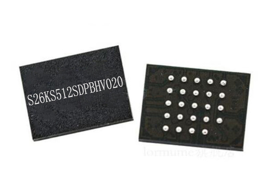 NOCH van Geheugenic S26KS512SDPBHV020 512Mbit Parallelle Spaander Van geïntegreerde schakelingen 24-FBGA