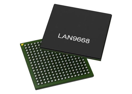 Geïntegreerde schakeling Chip LAN 9668/9MX 8 de Schakelaar IC 256-LFBGA van Havengigabit ethernet