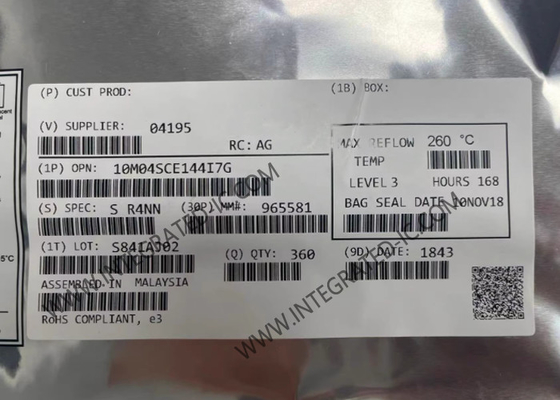 Field Programmable Gate Array 10M04SCE144I7G 144-LQFP MAX 10 FPGA geïntegreerde schakelingen 450MHz