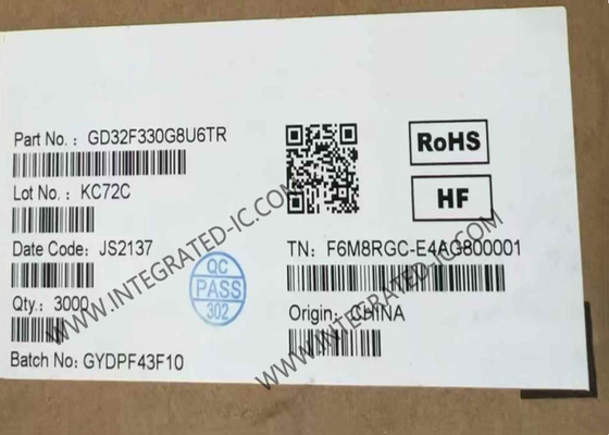 GD32F330G8U6TR MicroController MCU 84MHz Entrongiveau 32bit Microcontrollers QFN28