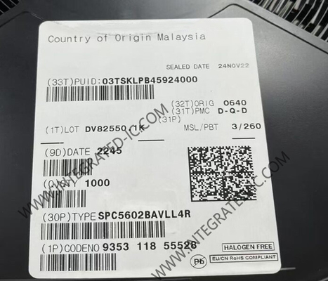 SPC5602BAVLL4R Microcontroller MCU 48MHz 32Bit Single Core Microcontroller IC LQFP100