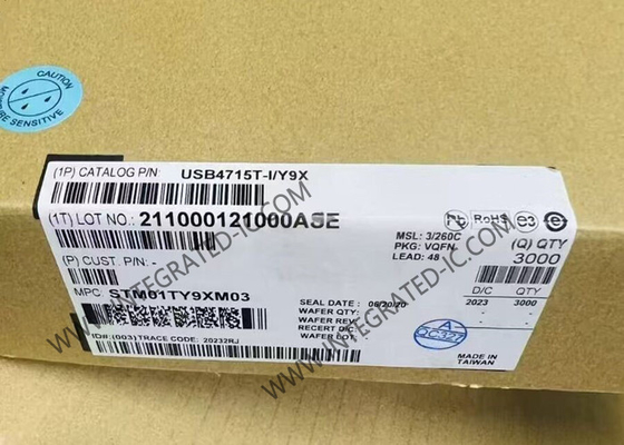 USB4715T-I/Y9X Integrated Circuit Chip USB 2.0 Hi-Speed Hub Controller met FlexConnect op alle poorten