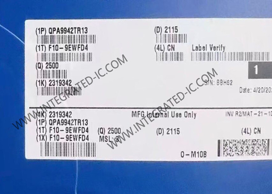 WIFI 6 Chip QPA9942TR13 3600MHz 4 Watt High-Efficiency Versterker