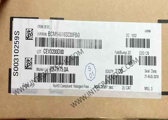 BCM54616SC0IFBG Ethernet-IC Single-Chip Integrated Triple-Speed Ethernet Transceiver