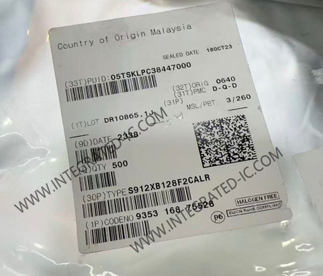S912XB128F2CALR Microcontroller MCU 40MHz S12XB 16-BIT MicroControllers MCU