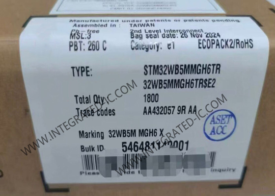 BT IC STM32WB5MMGH6TR 2.4GHz BT Lage energie 5.4 En 802.15.4 Module
