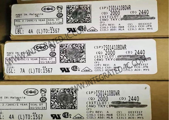 ISO1410BDWR Integrated Circuit Chip 500kbps Geïsoleerde RS-485 RS-422 Transceiver SOIC16