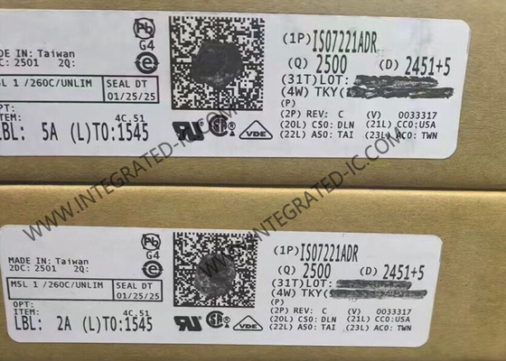 ISO7221ADR Integrated Circuit Chip 2500Vrms Dual Channel Digitale Isolators SOIC8