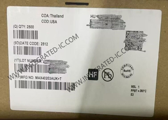 MAX40203AUK Integrated Circuit Chip 1A Ideale dioden SOT-23-5 Ideale diode stroomschakelaar