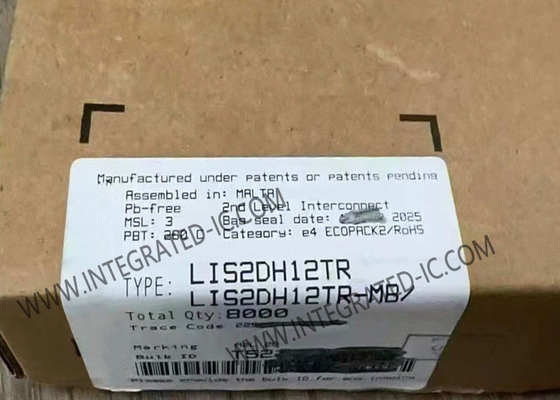 LIS2DH12TR Sensor IC MEMS Digital Output Motion Sensor 3-assige lineaire versnellingsmeter