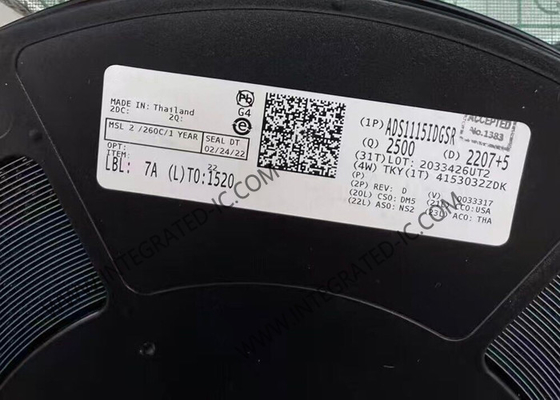 ADS1115IDGSR Integrated Circuit Chip Analog To Digital Converter 16 Bit Delta Sigma ADC