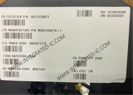 Max1556etB Integrated Circuit Chip Hoog efficiëntie 1.2A PWM Step-Down DC-DC-converters