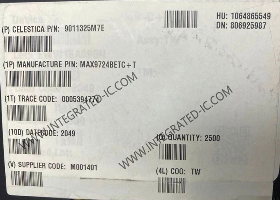 MAX9724BETC Integrated Circuit Chip Stereo Koptelefoon Versterker 60mW Audio Versterkers