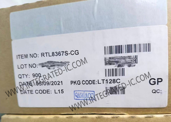 RTL8367S-CG Ethernet IC Laag 2 Beheerd 5+2-poorts Ethernet Switch LQFP128